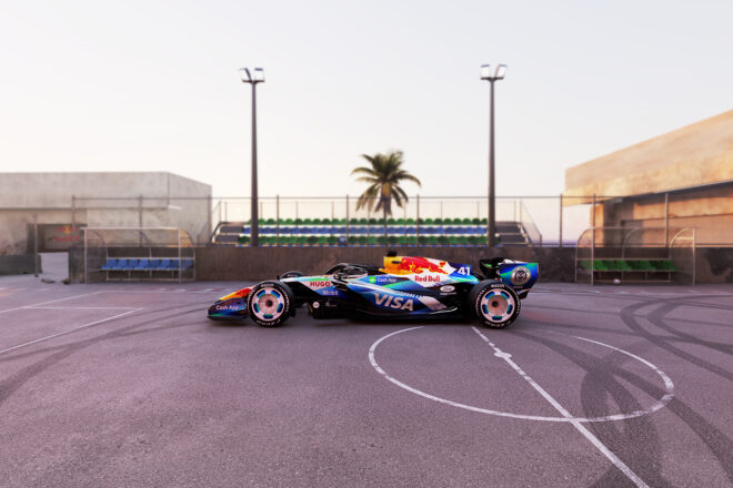 レーシングブルズ『VCARB 03』／2026年F1第7戦バルセロナ・カタルーニャGPの特別マシンカラーリング