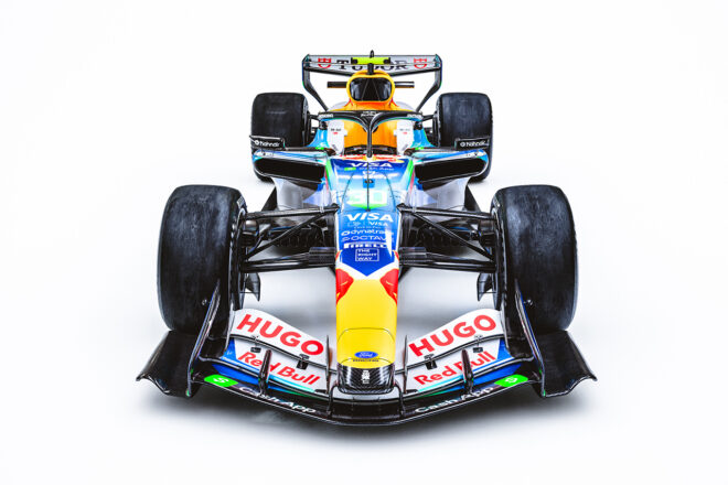 レーシングブルズ『VCARB 03』／2026年F1第7戦バルセロナ・カタルーニャGPの特別マシンカラーリング