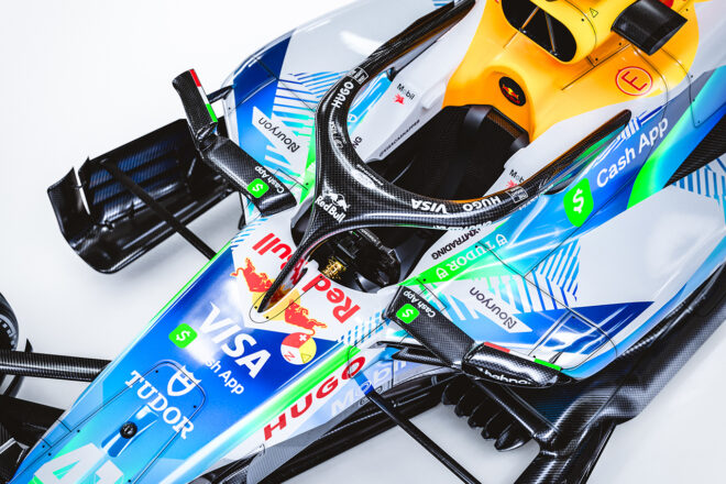 レーシングブルズ『VCARB 03』／2026年F1第7戦バルセロナ・カタルーニャGPの特別マシンカラーリング