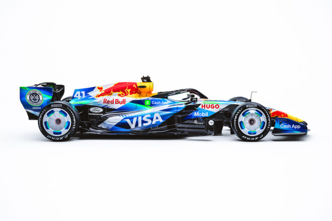 レーシングブルズ『VCARB 03』／2026年F1第7戦バルセロナ・カタルーニャGPの特別マシンカラーリング