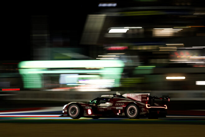 TOYOTA RACINGがル・マン24時間予選を2台そろって通過。ハイパーポール進出権獲得、夜間FP2首位に「上々」の手応え