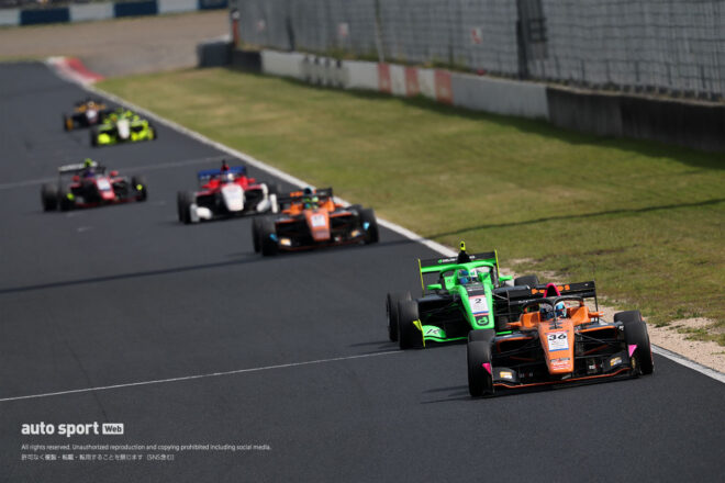 スーパーフォーミュラ・ライツ第10戦岡山は三井優介がポール・トゥ・ウインで今季3勝目を飾る
