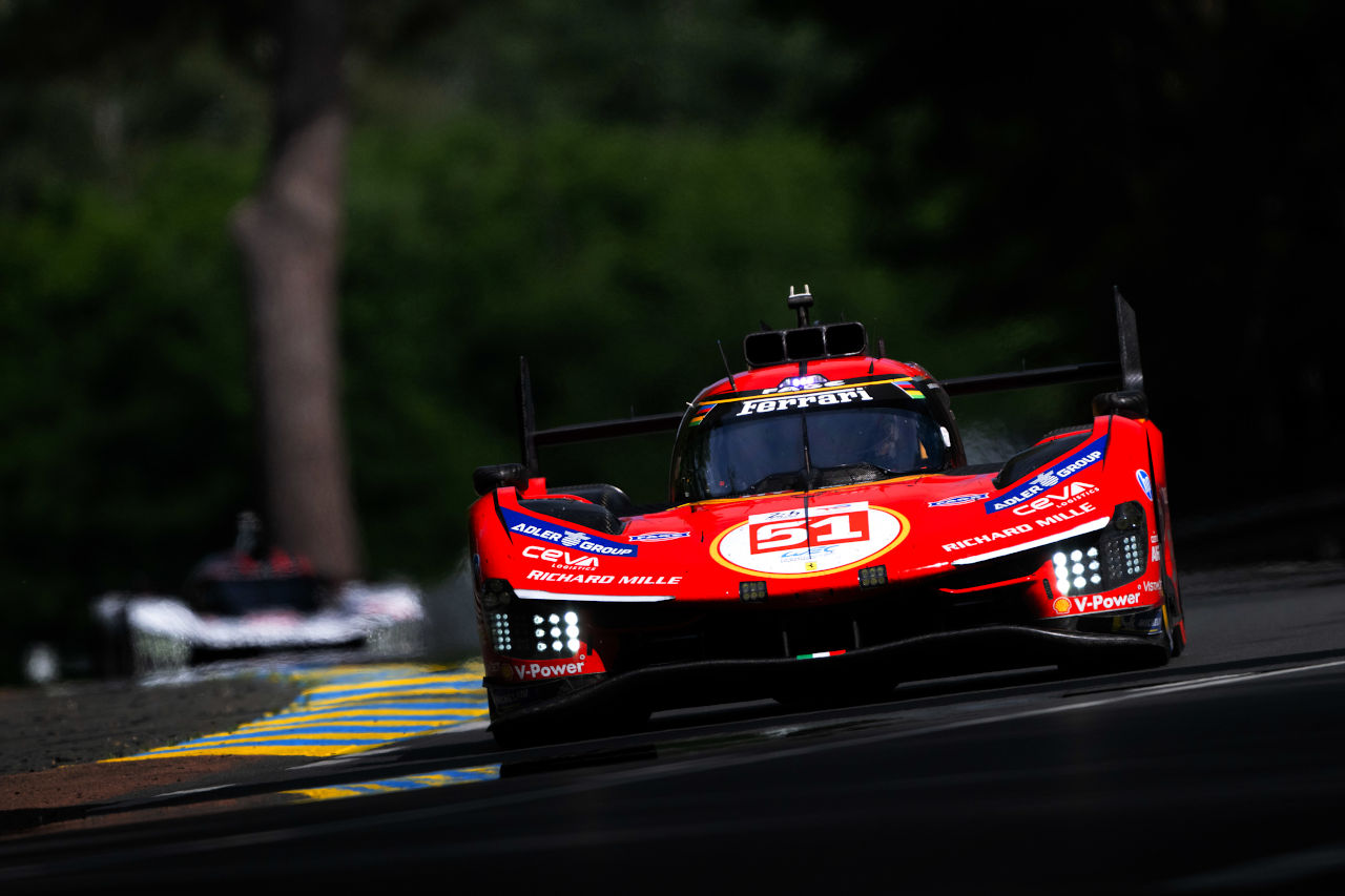 フェラーリが決勝前にワン・ツー。トヨタ8号車が続く【ル・マン24時間ウォームアップ／タイム結果】