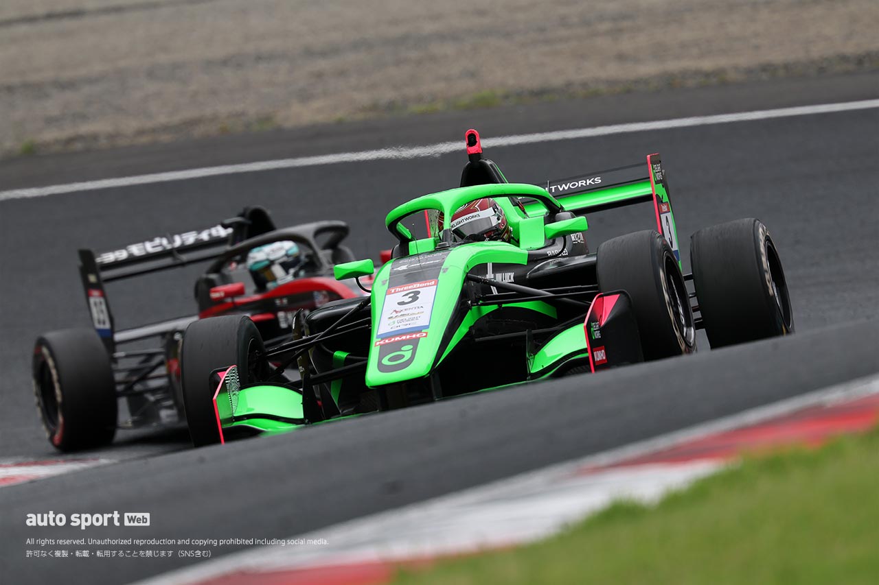 全日本スーパーフォーミュラ・ライツ選手権第12戦岡山は三井優介が制し3連勝。ランキングで梅垣清を逆転