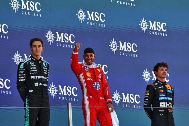 2026年F1第7戦バルセロナ・カタルーニャGP　表彰式