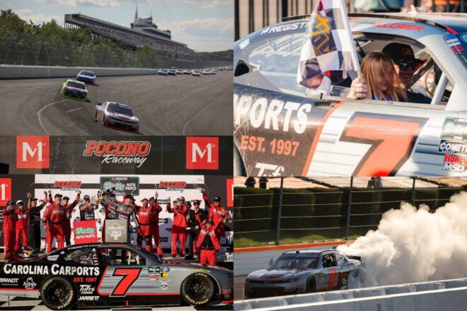 デニー・ハムリンが得意のポコノで無双。同地8勝目、フルタイム21年目で初の3連勝／NASCAR第16戦