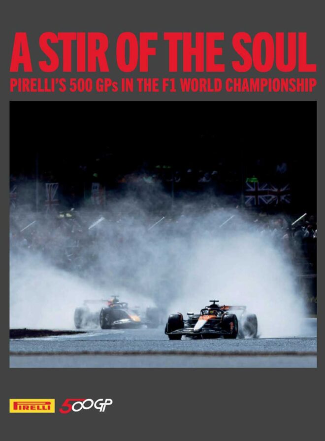 F1にタイヤを供給するピレリが選手権通算500戦目を迎える。歴史を振り返る記念本を出版