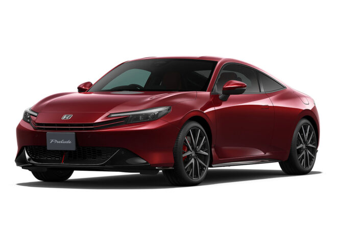 ホンダ・プレリュードに特別仕様車“2027リミテッドエディション”登場。深紅の外装と内装が大人の世界観を演出