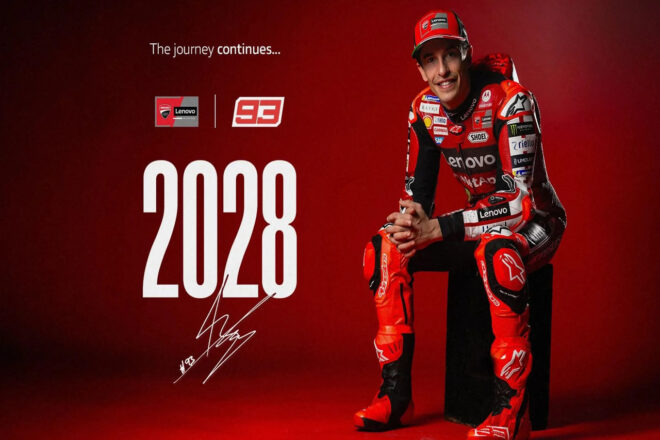 マルク・マルケス、ドゥカティ・ファクトリーと2028年まで契約を2年延長