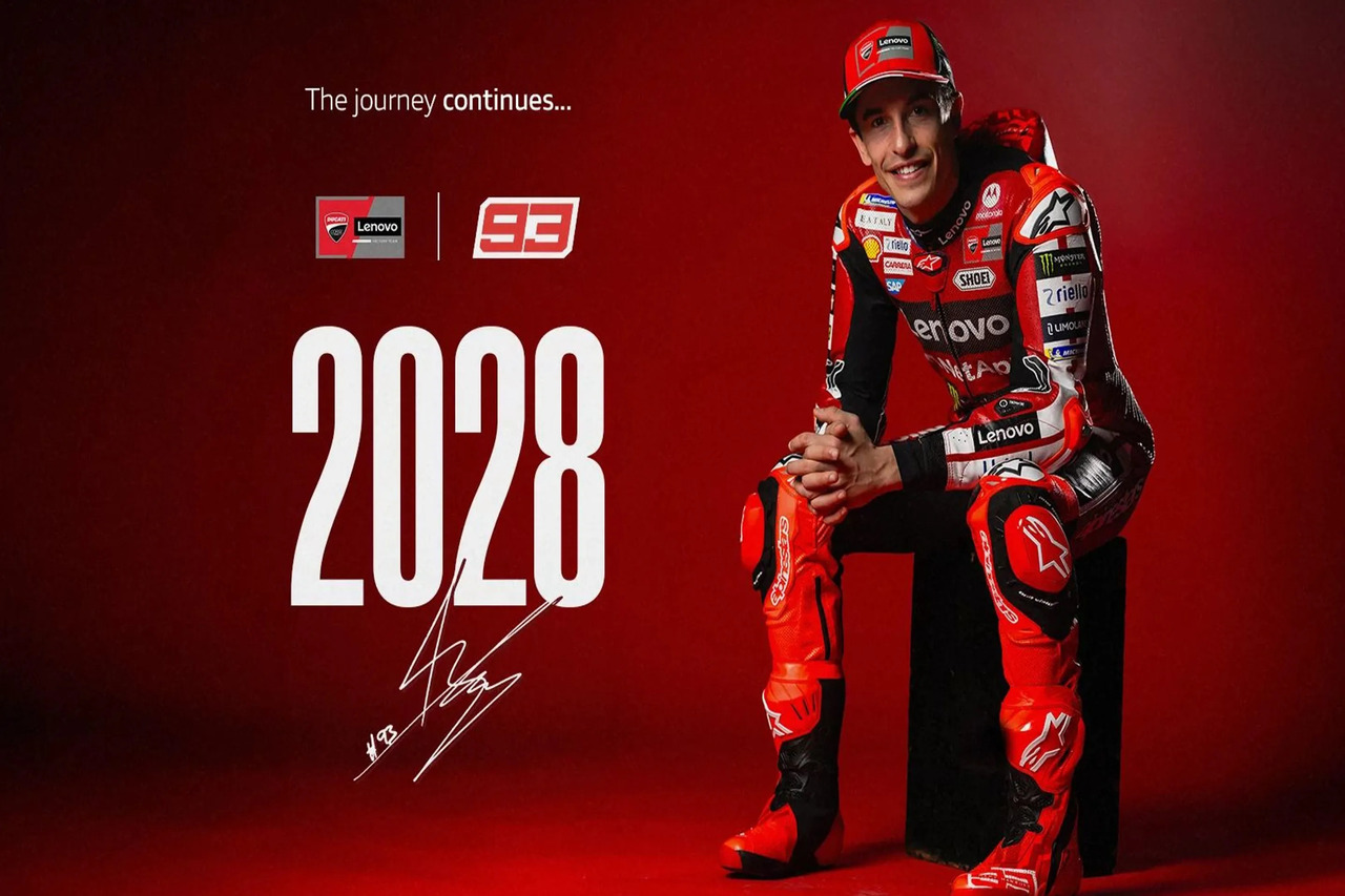マルク・マルケス、ドゥカティ・ファクトリーと2028年まで契約を2年延長