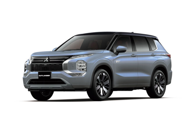 ミツビシのフラッグシップSUV『アウトランダーPHEV』が一部改良。自動解錠／施錠機能で使い勝手が向上