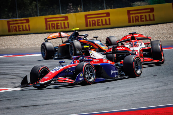 2026年FIA F2第6戦シュピールベルク　スプリントレースのジョン・ベネット（トライデント）