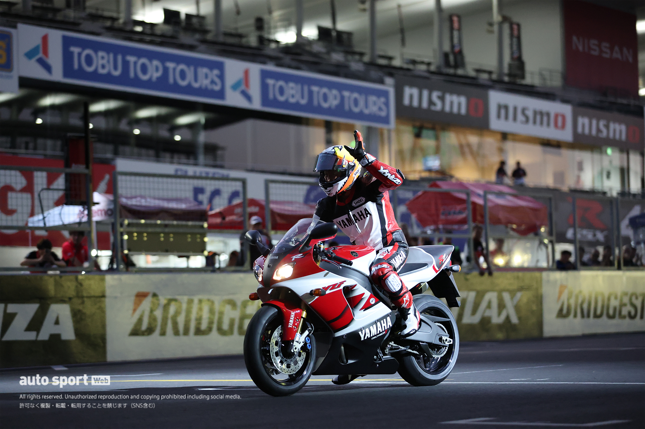 2025年鈴鹿8耐での前夜祭の様子