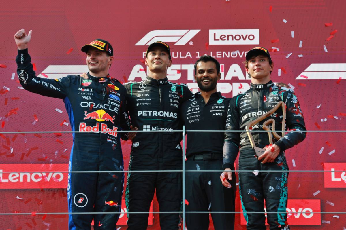 2026年F1第8戦オーストリアGP　表彰式