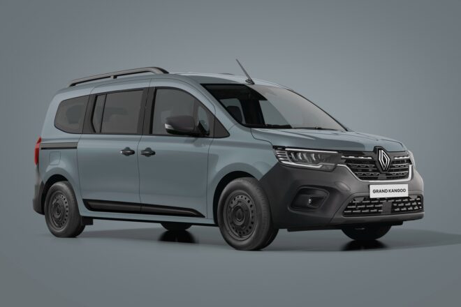 ルノー、3列7シーター『グランカングー』にタフギア感を強調したグレーの限定車“クルール”を設定