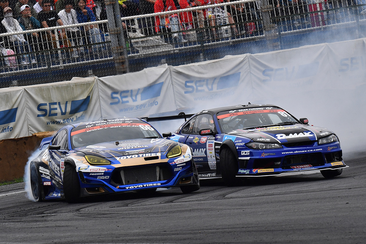 TSUKUBA DRIFTは横井が席巻。2連勝でランキングトップに／D1GP第3戦＆第4戦