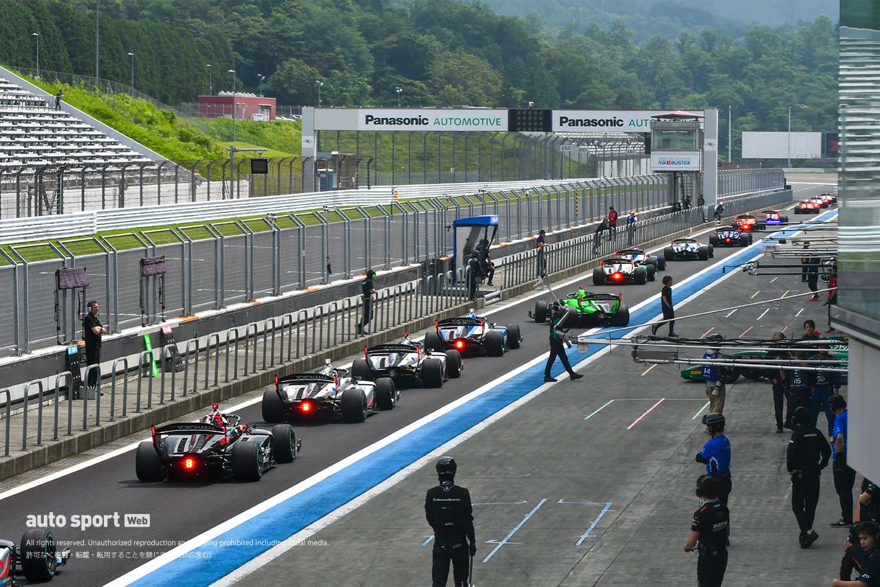 スーパーフォーミュラ富士テスト