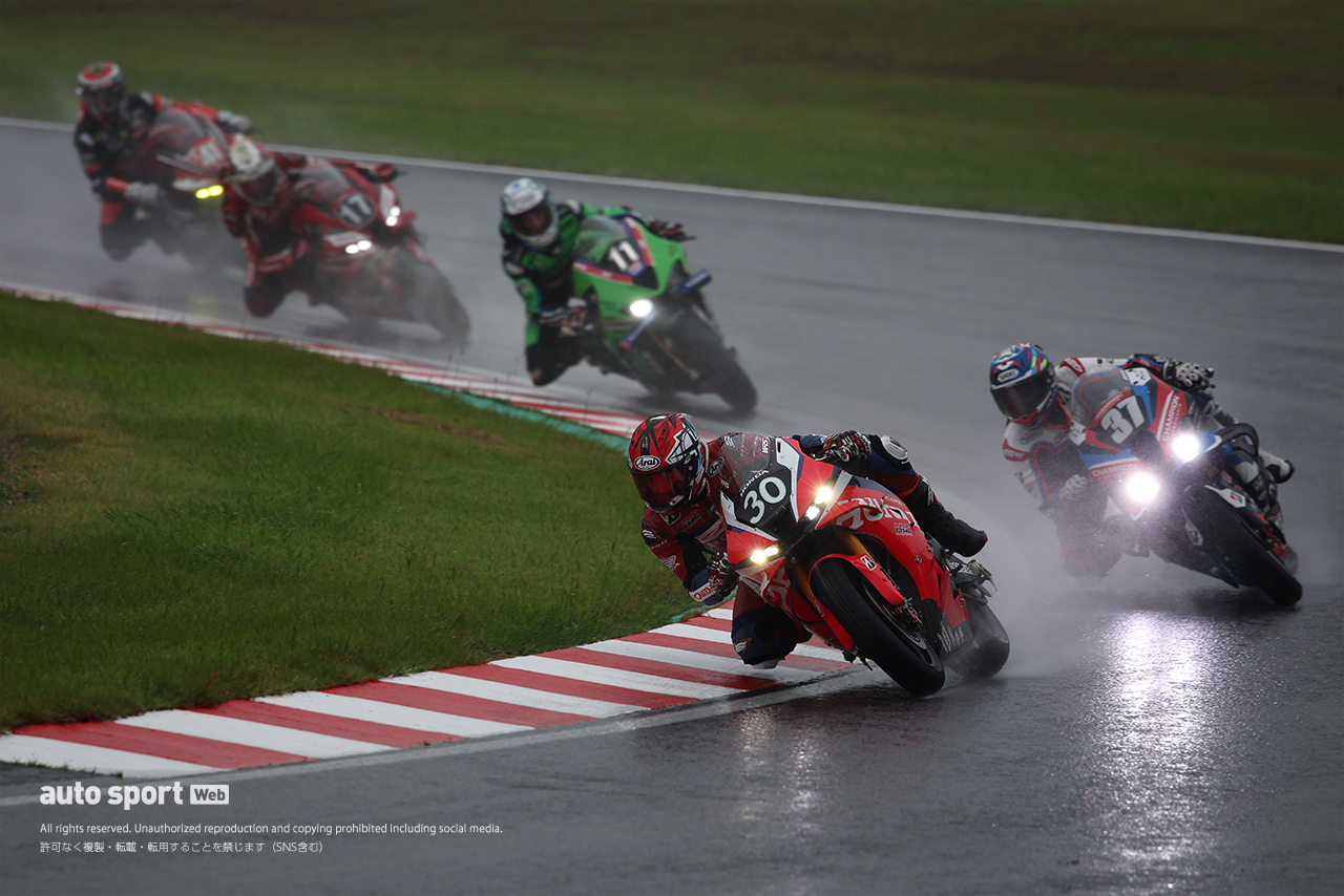 雨のセッションの様子／2026鈴鹿8耐 合同テスト 2回目