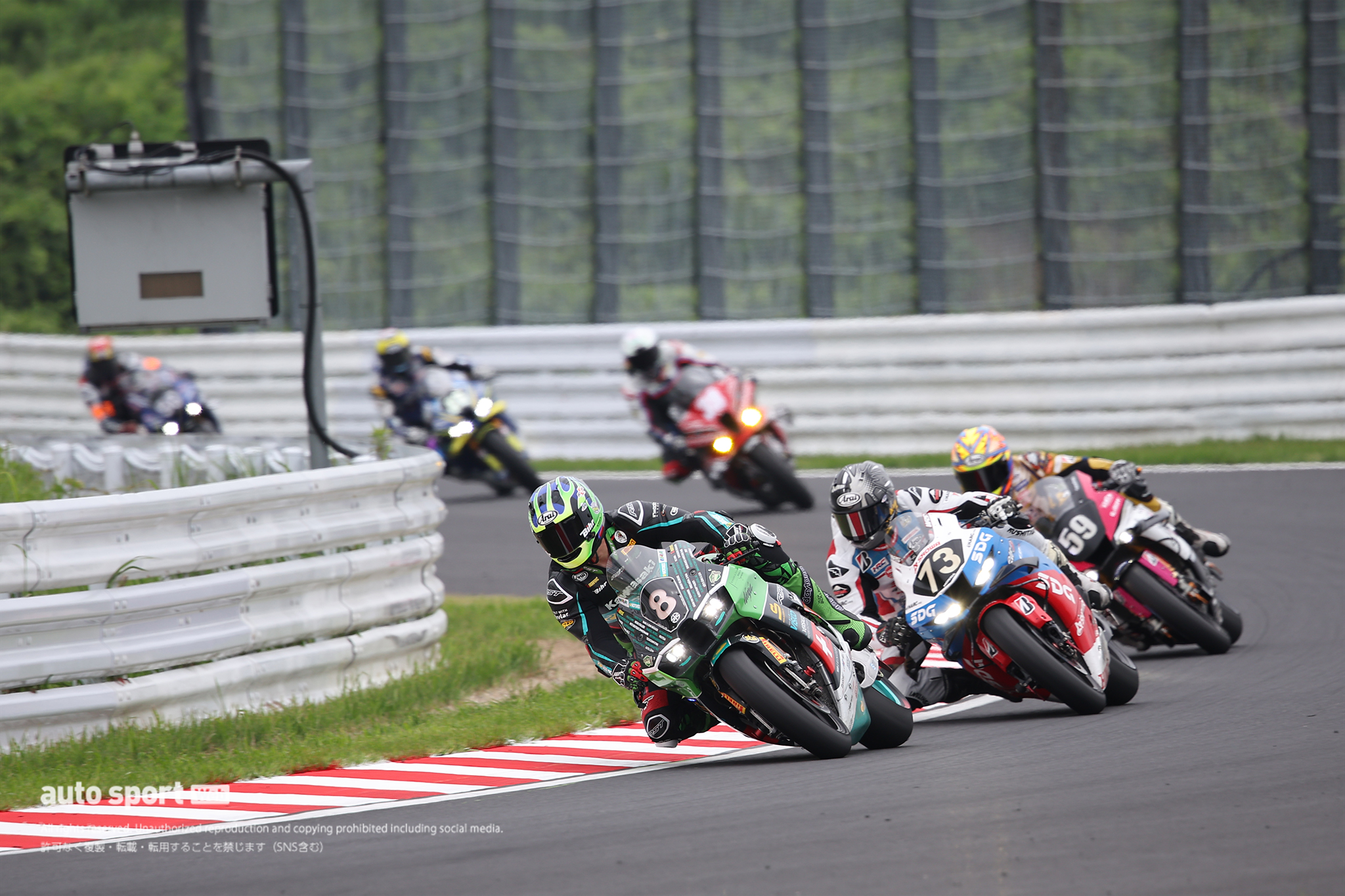 走行の様子／2026鈴鹿8耐 合同テスト 2回目