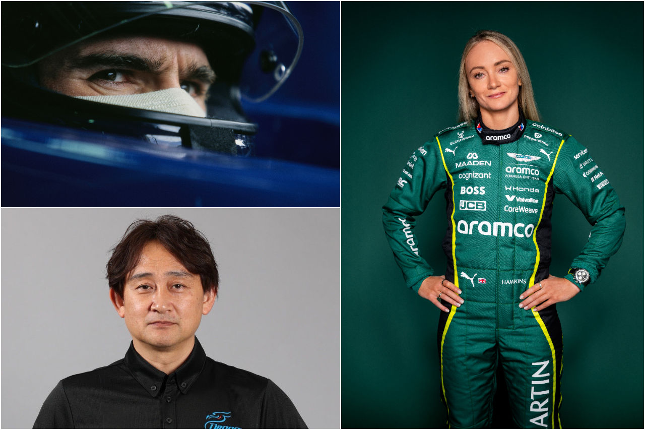 元王者ヒルと道上龍がグッドウッドで『ウイリアムズ・ホンダFW11』をドライブへ。プレリュードHRCコンセプトの世界初デモ走行も