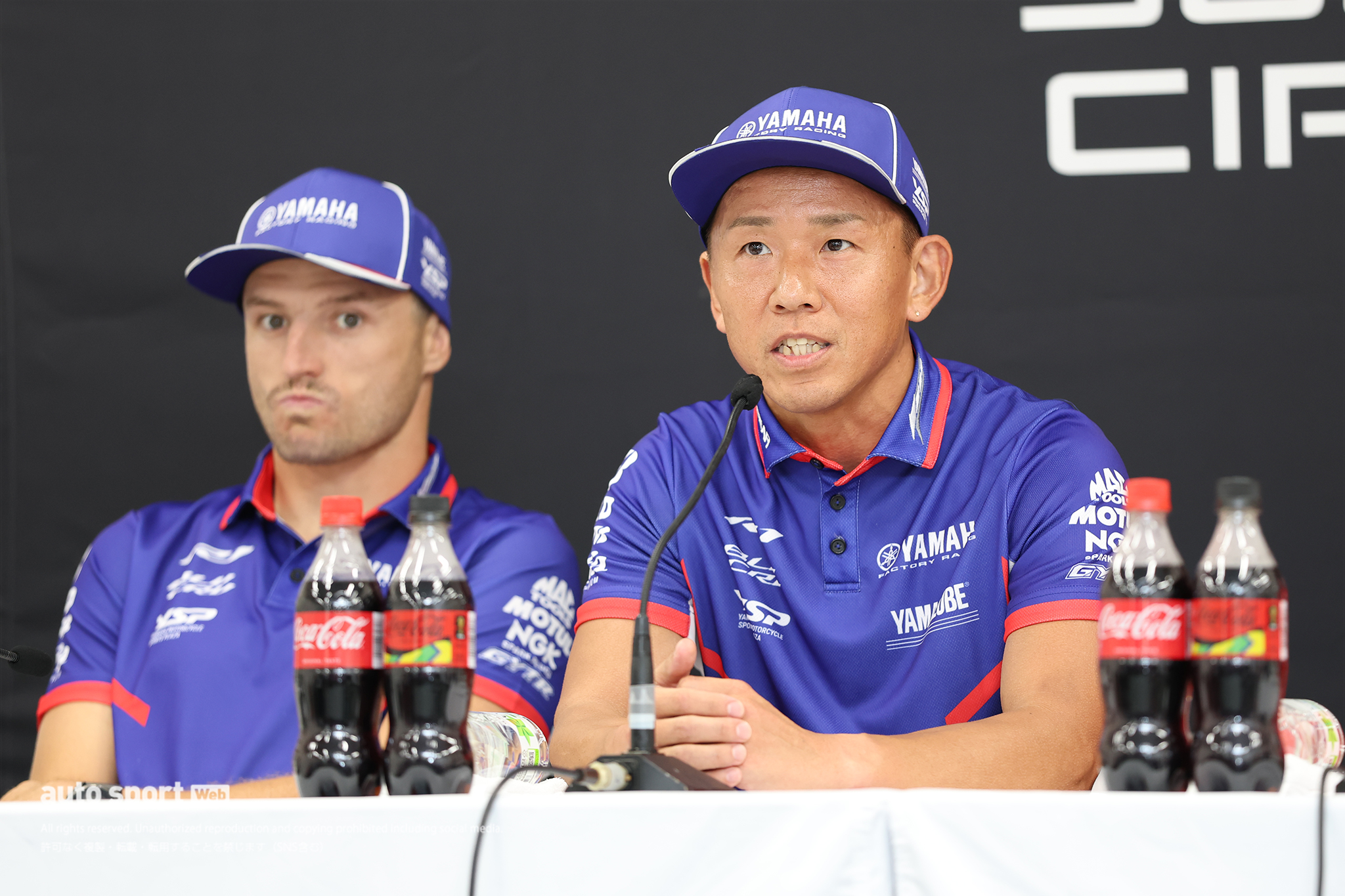木曜会見に出席した中須賀克行（YAMAHA FACTORY RACING TEAM）／2026鈴鹿8耐
