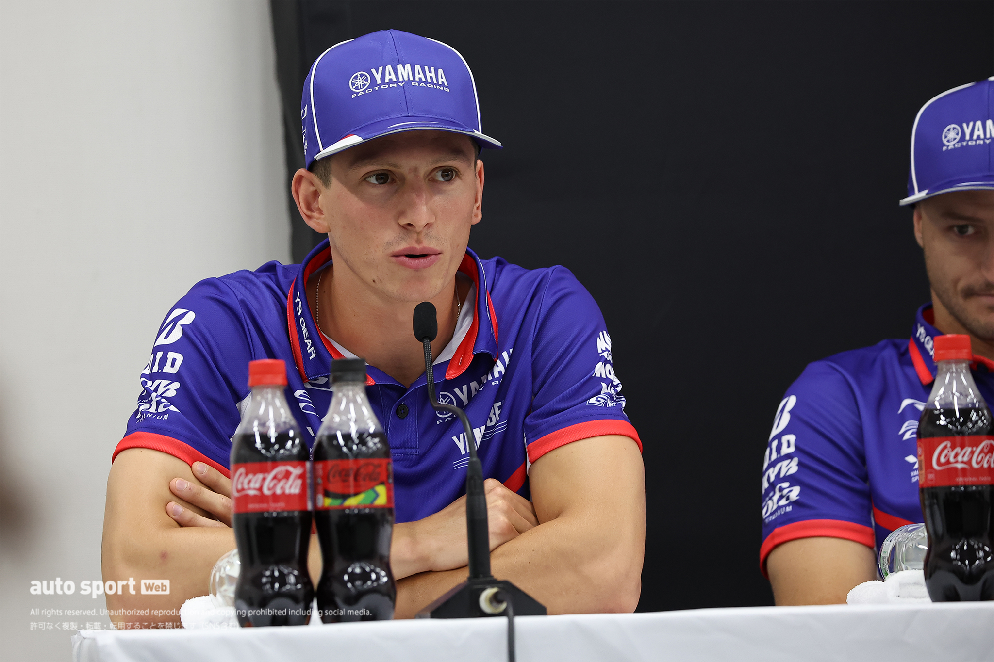 木曜会見に出席したアンドレア・ロカテッリ（YAMAHA FACTORY RACING TEAM）／2026鈴鹿8耐