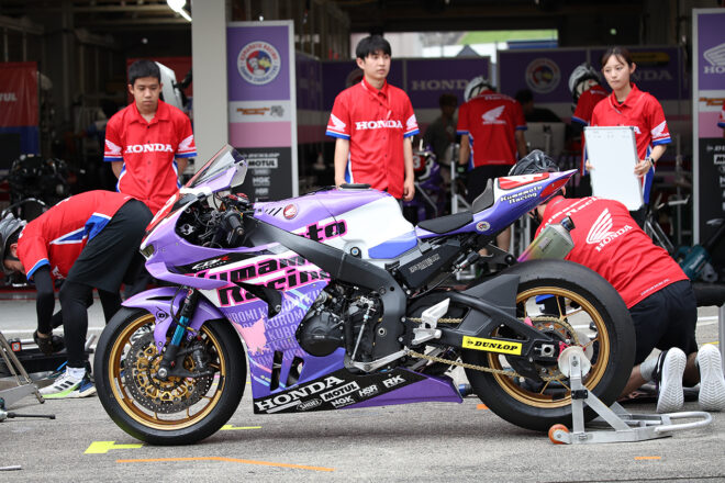 SANRIO CHARACTERS × Honda Kumamoto RacingのホンダCBR1000RR-R／2026鈴鹿8耐