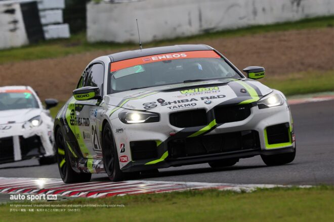 速さを増すスーパー耐久ST-3クラスのHitotsuyama BMW M2 Racing。RC350とのバトルを目指し改良進む