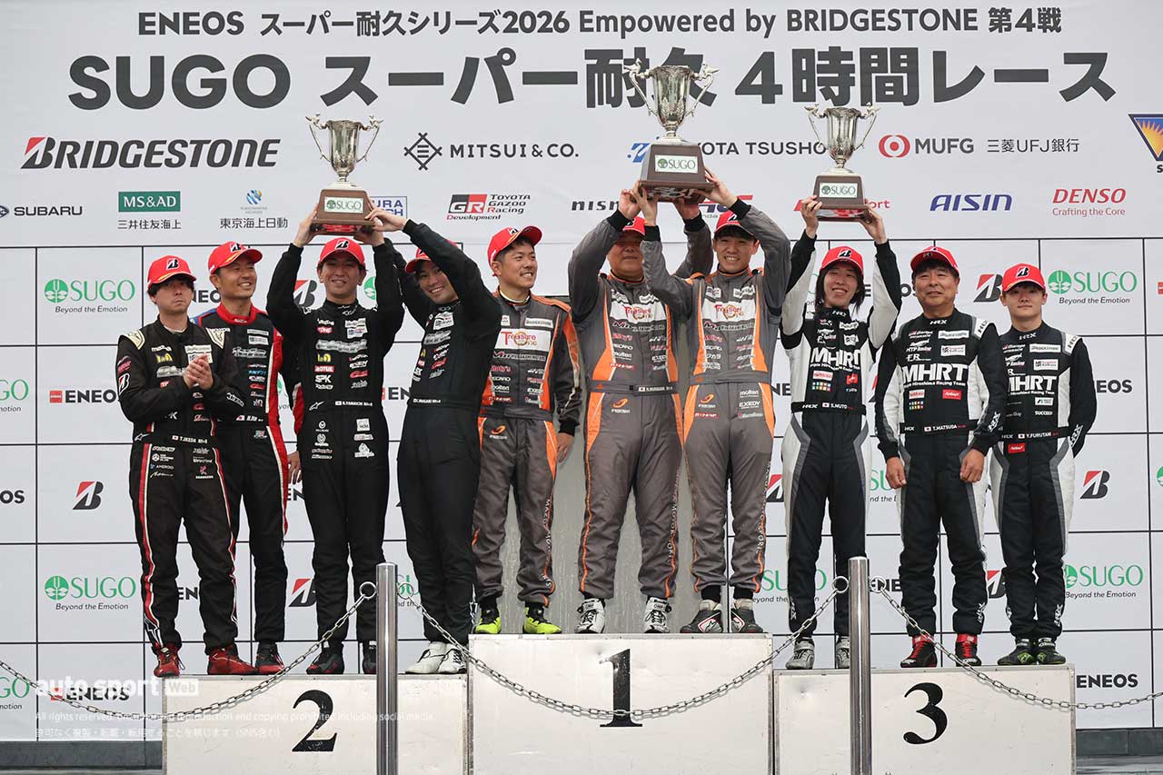 2026スーパー耐久第4戦SUGO　ST-5Rクラス表彰式