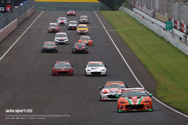 2026スーパー耐久第4戦SUGO　グループ2決勝ST-5クラスのスタート