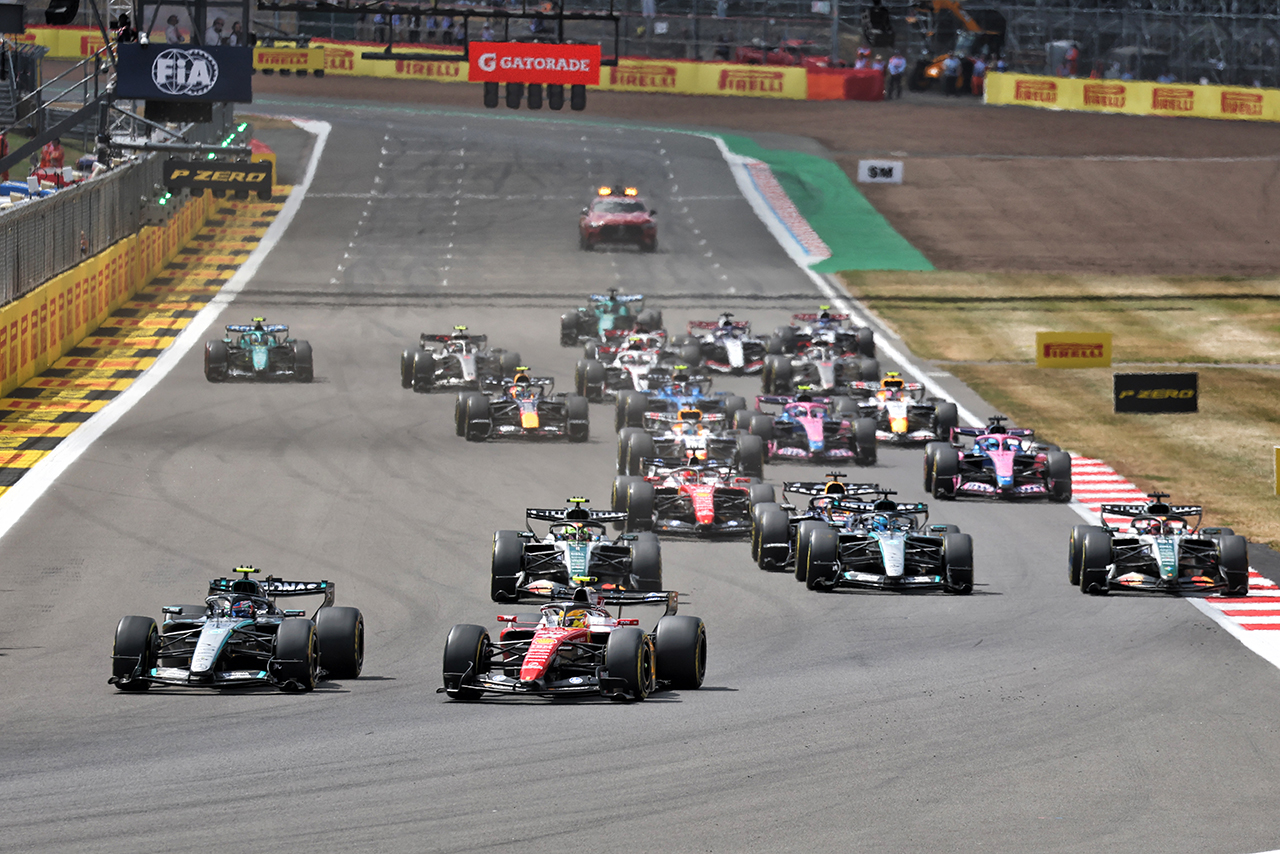 2026年F1第9戦イギリスGP　スプリントのスタートシーン