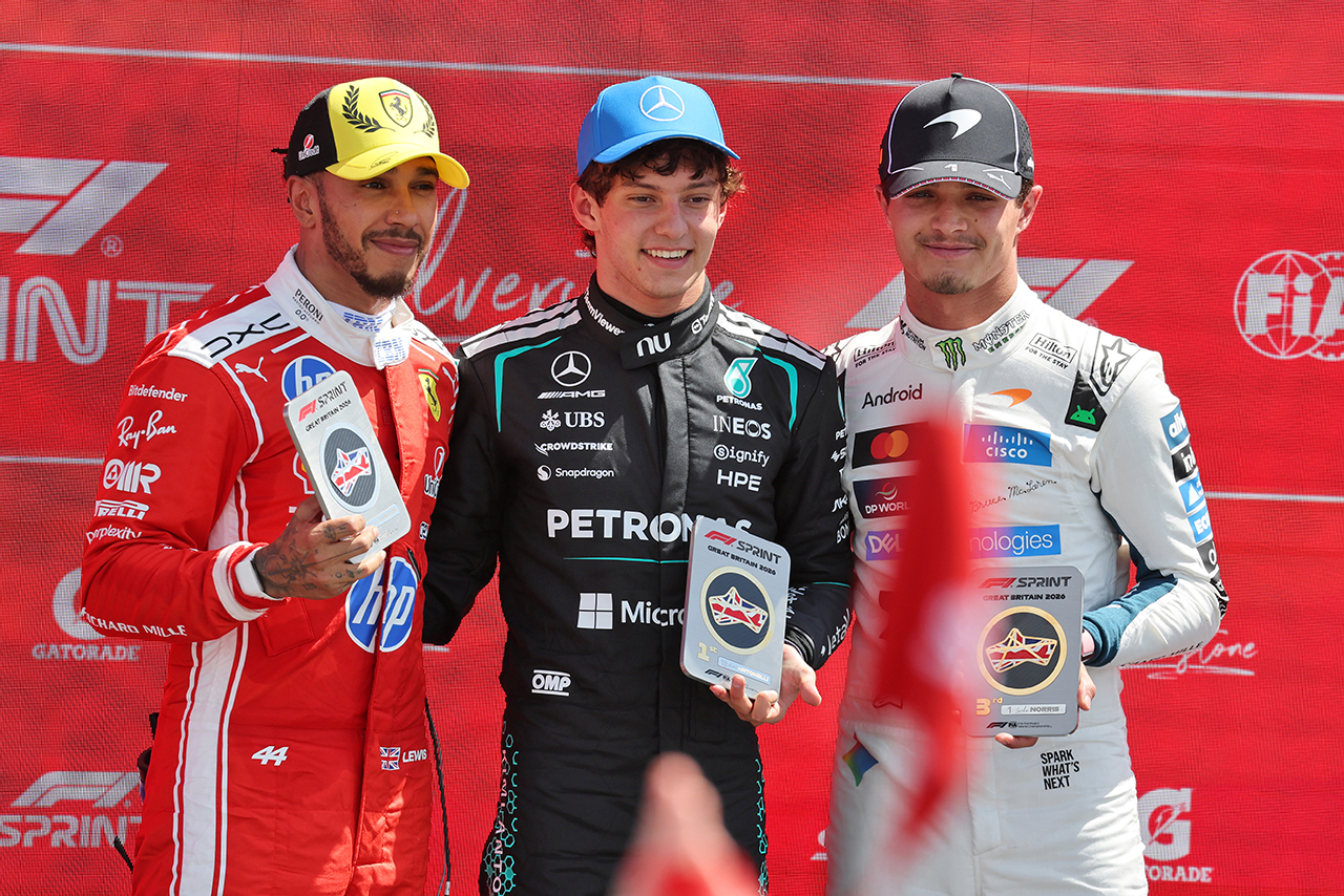 2026年F1第9戦イギリスGPスプリントの表彰