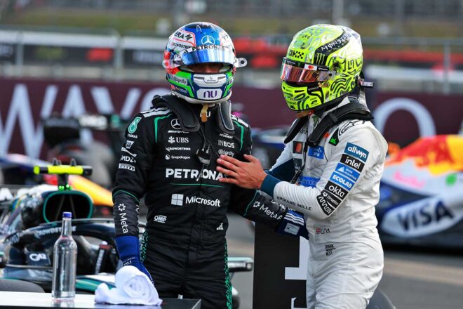 アンドレア・キミ・アントネッリ（メルセデス）＆ランド・ノリス（マクラーレン）