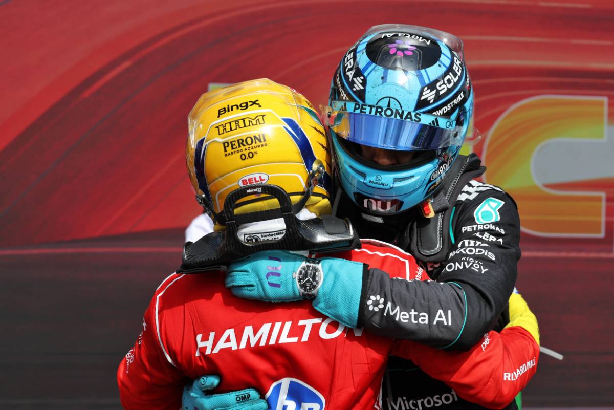 ルイス・ハミルトン（フェラーリ）＆ジョージ・ラッセル（メルセデス）