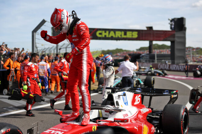 シャルル・ルクレール（フェラーリ）が優勝