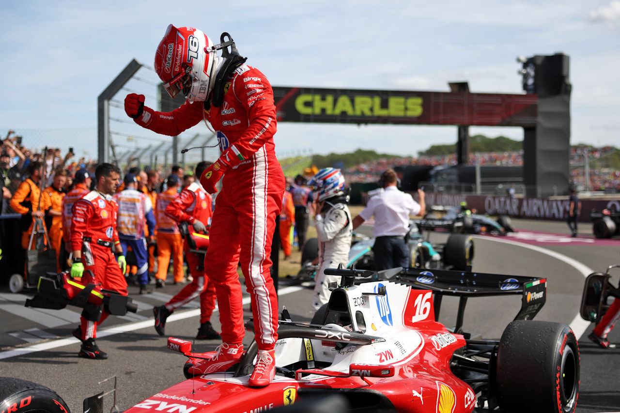 シャルル・ルクレール（フェラーリ）が優勝