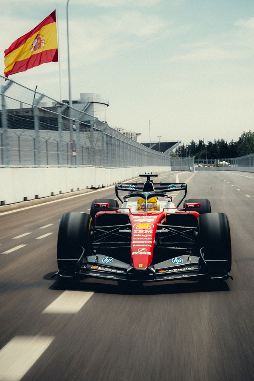 フェラーリが新サーキット『マドリング』でフィルミングデー走行