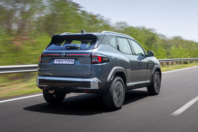 ニッサンの新型SUV『テクトン』がインドで正式発表。力強い存在感と上質な居住空間を備える