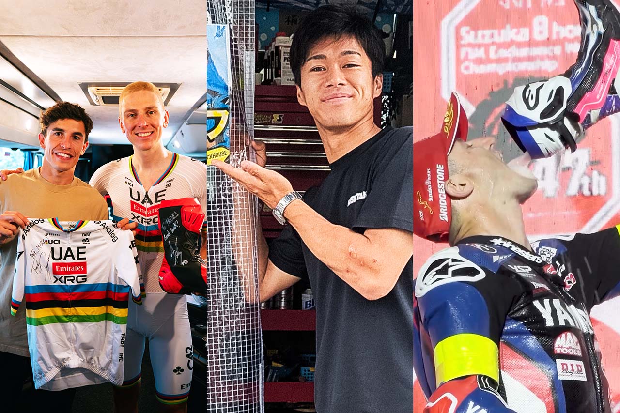 初優勝の小椋、しれっと凱旋／ふたりのサイクル王者／鈴鹿でシューイ【SNSピックアップMotoGP】