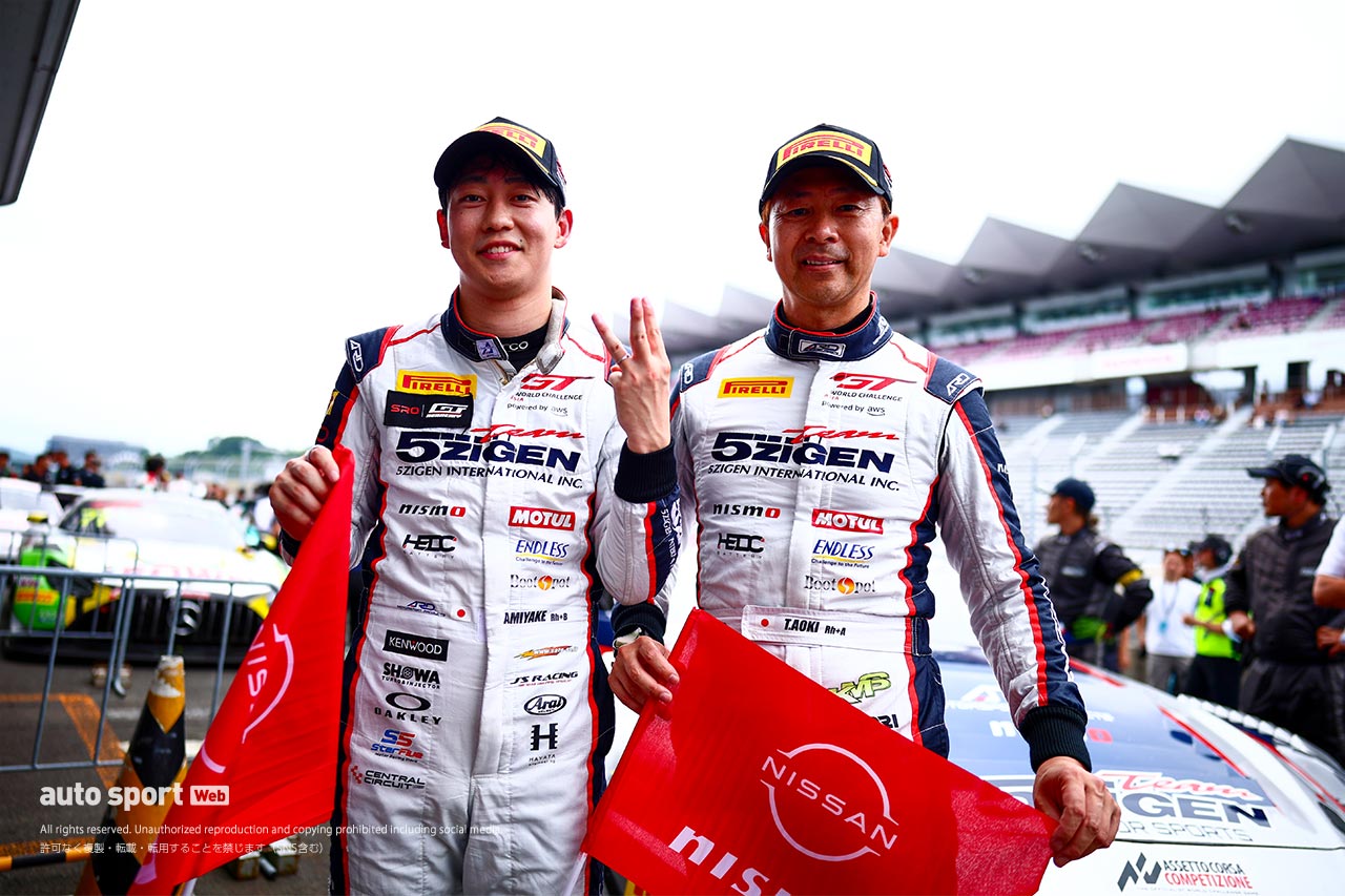 GTワールドチャレンジ・アジア第3ラウンドレース1はハーモニー・レーシングのフェラーリが優勝。LMコルサが総合2位に