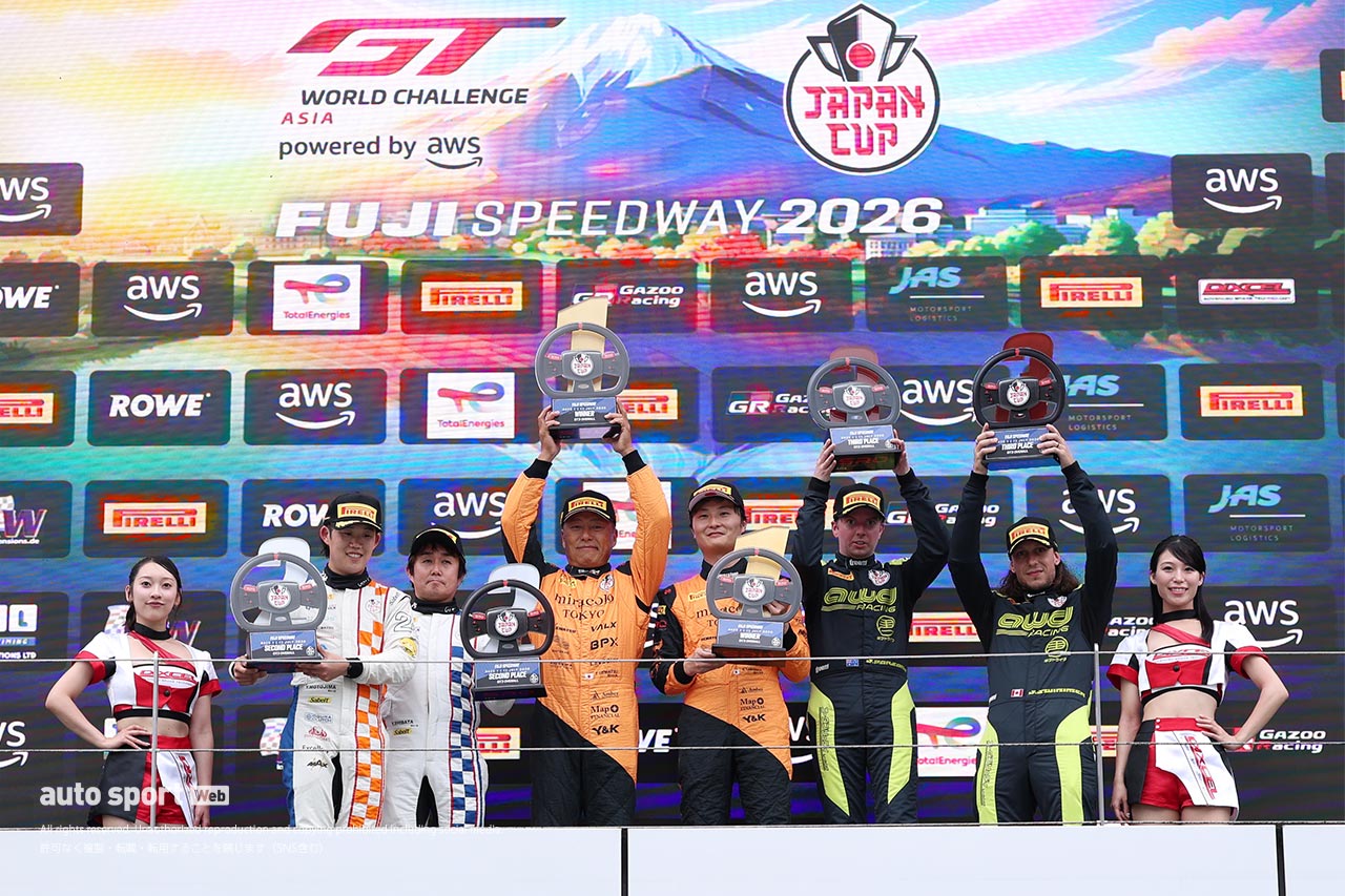 SROジャパンカップ第2ラウンド富士のレース1は植松忠雄／山下健太組マクラーレンが制す