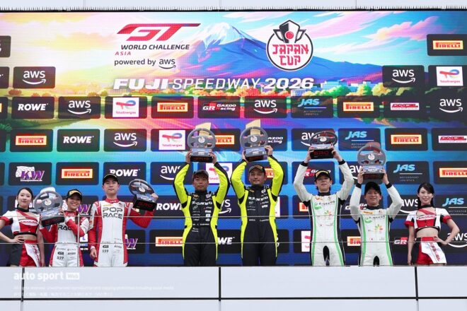 SROジャパンカップ第2ラウンド富士のレース1は植松忠雄／山下健太組マクラーレンが制す