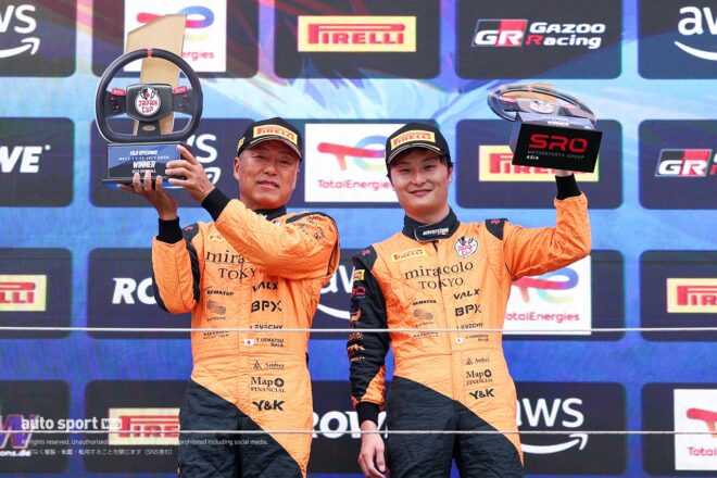 「本当に感慨深い優勝」SROジャパンカップでの初めての総合優勝に植松忠雄が喜び。miracolo TOKYOはタイトルを目指す