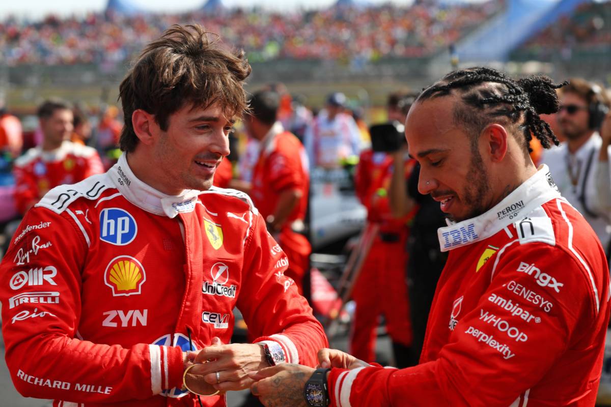 2026年F1第9戦イギリスGP　シャルル・ルクレール、ルイス・ハミルトン（フェラーリ）