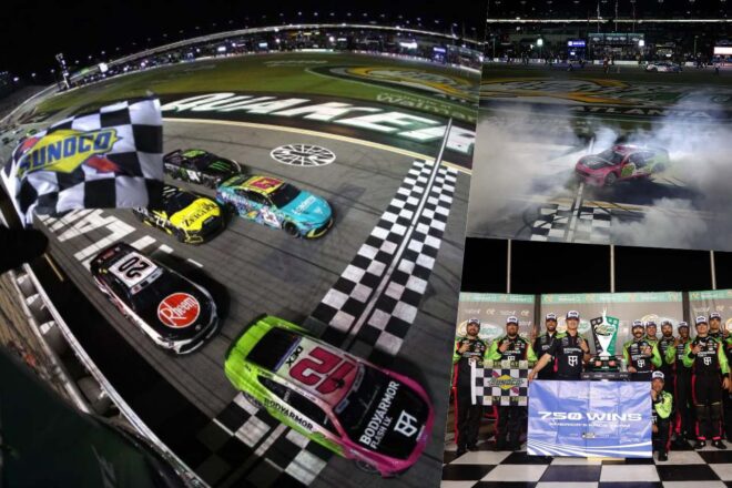 決勝263周中171周をリードする圧巻の走り。ライアン・ブレイニーが粘走の今季2勝目／NASCAR第20戦