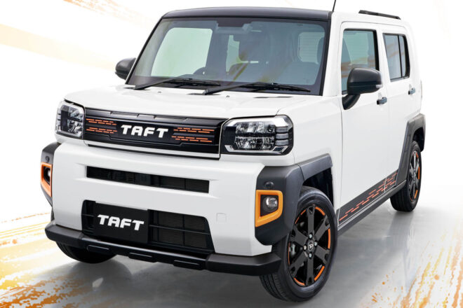 『ダイハツ・タフト』にレジャー要素を強めたふたつの特別仕様車が登場。一部改良で新色も