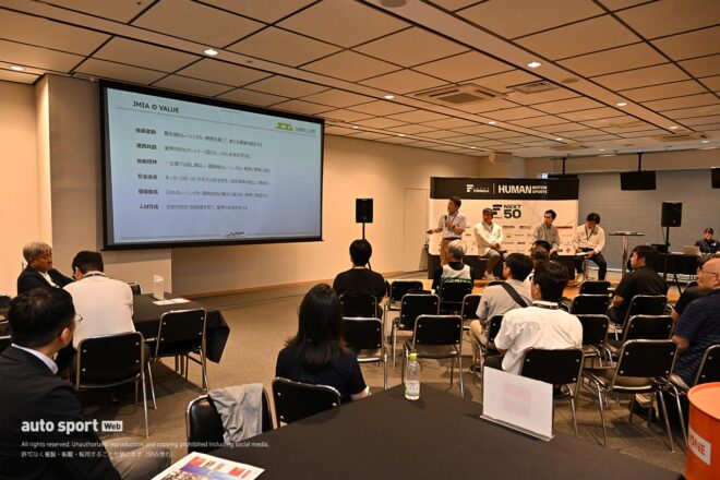 JMIAが開発する次世代フォーミュラ『JNFP-1』がSF富士大会開催中のサーキットに登場。大きな注目集める