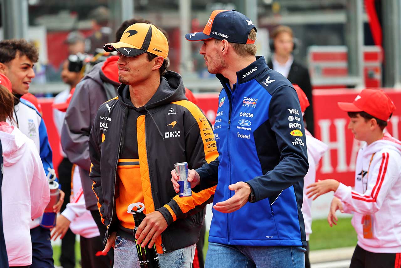 ランド・ノリス(マクラーレン)&マックス・フェルスタッペン(レッドブル)