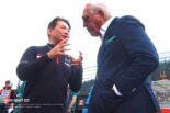 ホンダ・レーシング（HRC）の渡辺康治社長＆オーナーのローレンス・ストロール（アストンマーティン）