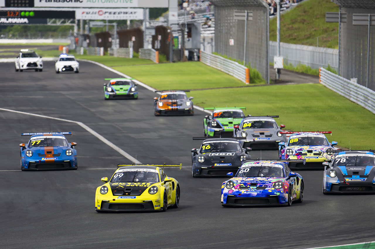 ポルシェカレラカップジャパン2026第5戦富士　決勝スタート